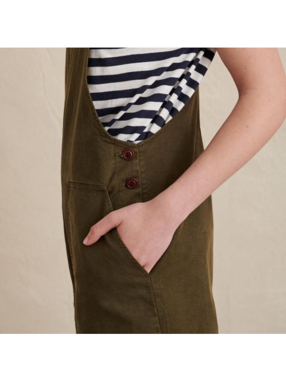 Alex Mill Otto Overall Jumpsuit Medium Army Green - Picture 4 of 14